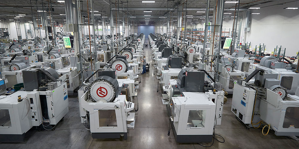 Machines in a factory