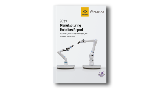 robotics manufacturing status report mockup