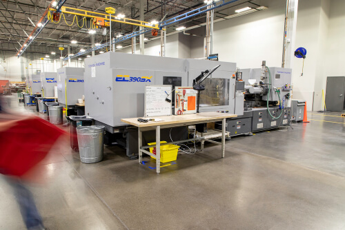 injection molding press