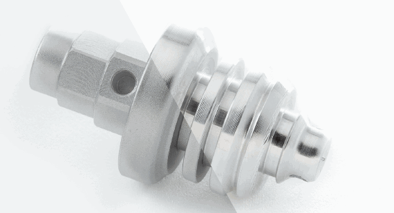 Smooth surface finish on metal part