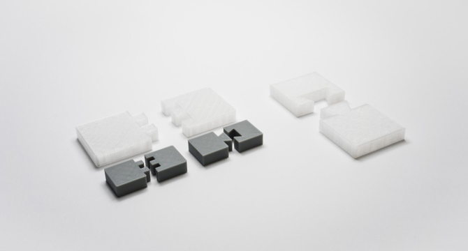 White and black parts